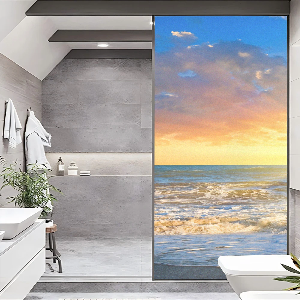 Бесклеевое электростатическое стекло для конфиденциальности матовая наклейка