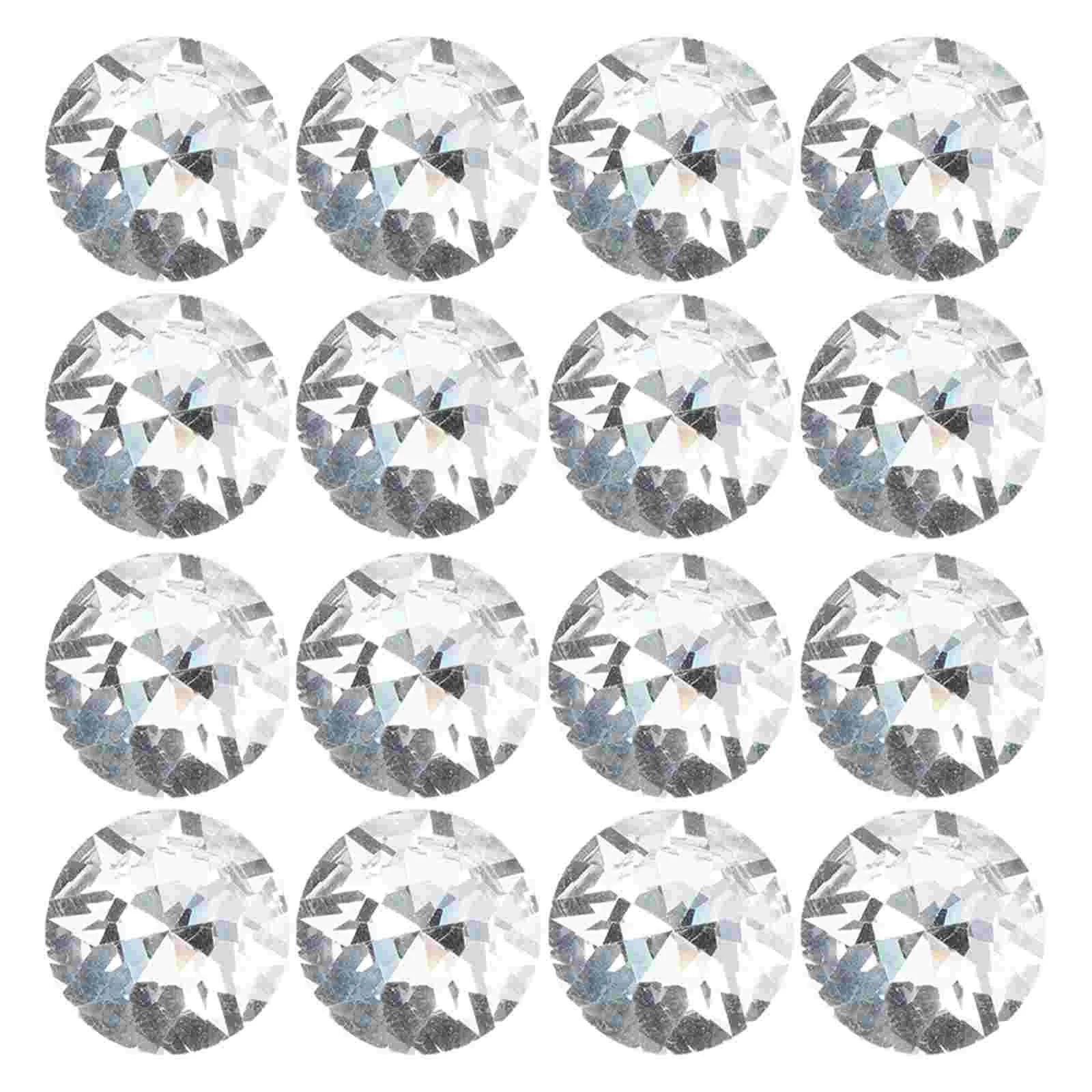 

30 Pcs Button Crystal DIY Craft Buttons Bed Headboard Metal Decor Upholstery Sofa