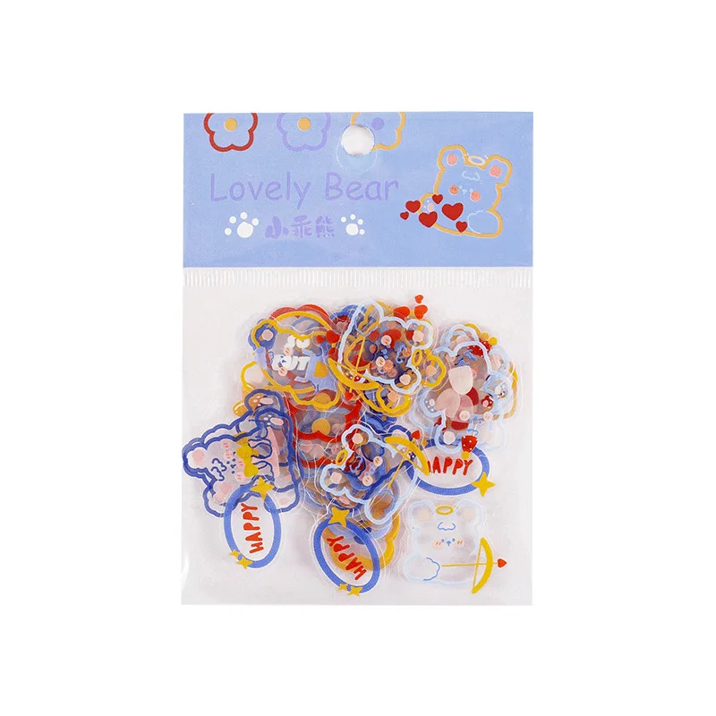 Mohamm 45PCS/Pack Kawaii Strawberry Rabbit Stickers Scrapbooking Stationery School Supplies | Sticker