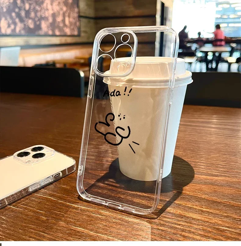 Забавные парные чехлы для iPhone 14 11 12 13 15 Pro Max Mini SE 7 8 Plus XR XS