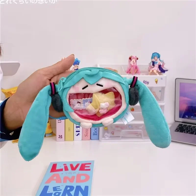 Кошелек для монет Hatsune Miku Rin Len аниме периферийная Милая Фотосумка японская сумка