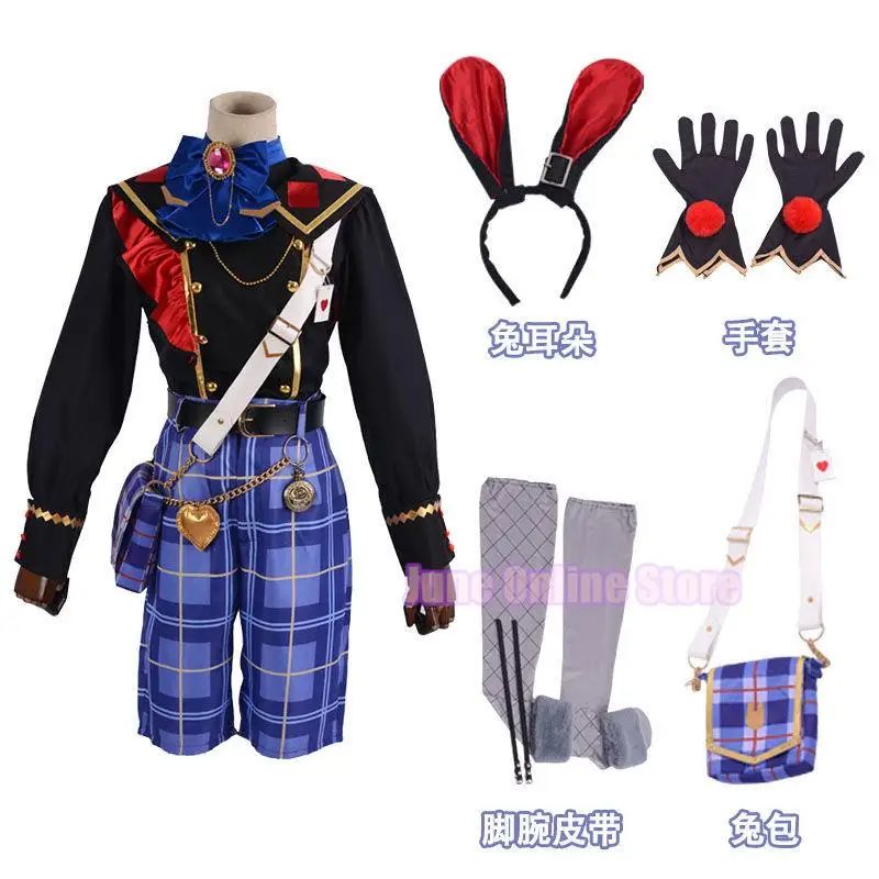 

Ensemble Stars 2 Cosplay Costume Wig Nito Nazuna Shino Hajime Mashiro Tomoya Tenma Mitsuru Anime Coplays Show Clothing