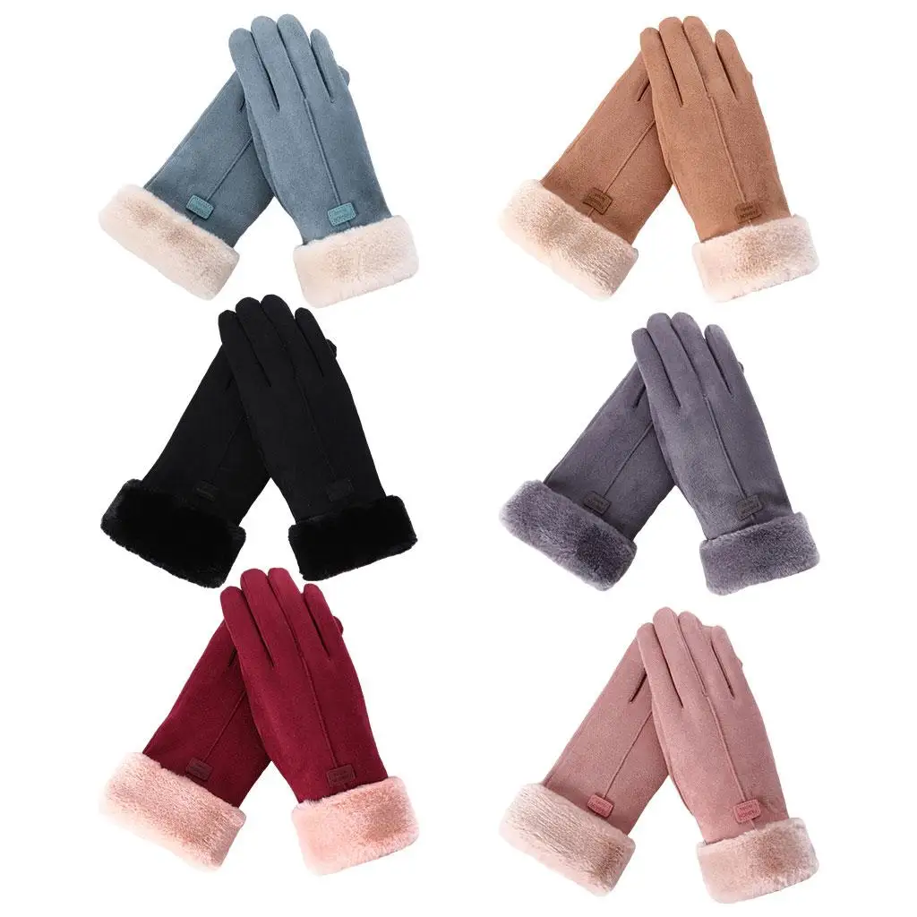 

Gloves Windproof Soft Autumn Touch Screen Mittens for Running Camping Hiking