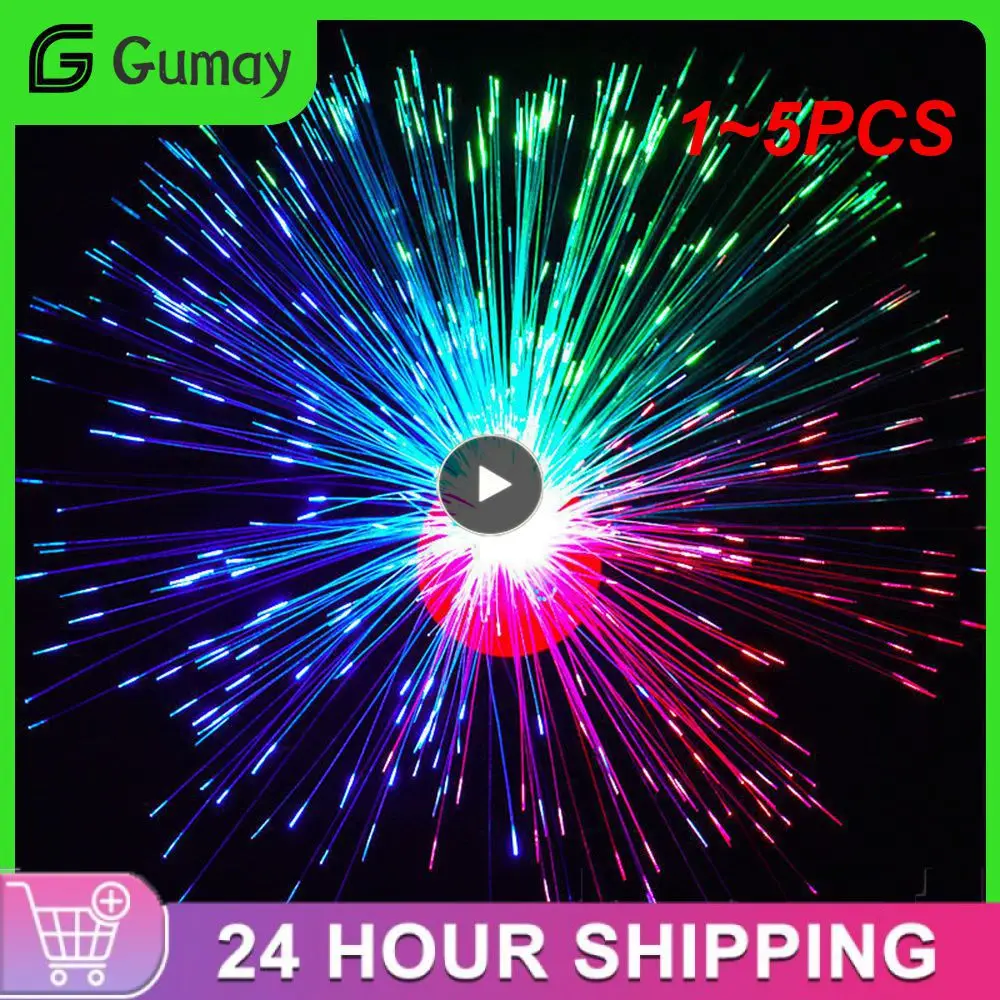 

1~5PCS Colorful LED Optical Fiber Lantern Light Night Atmosphere Night Lamp Without Battery Home Supplies Festival Atmosphere