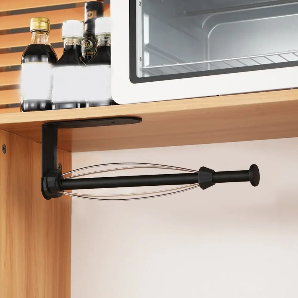 

Under Cabinet Stainless Steel No Drilling Toilet Paper Holder Plastic Wrap Storage Rack Toilet Roll Holder Tissue Rack