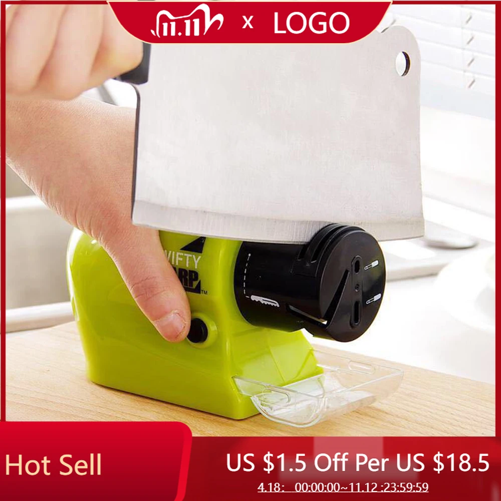 

Многофункциональная электрическая точилка для ножей, моторизованный кухонный нож, точильный камень, автоматические аксессуары Ginder