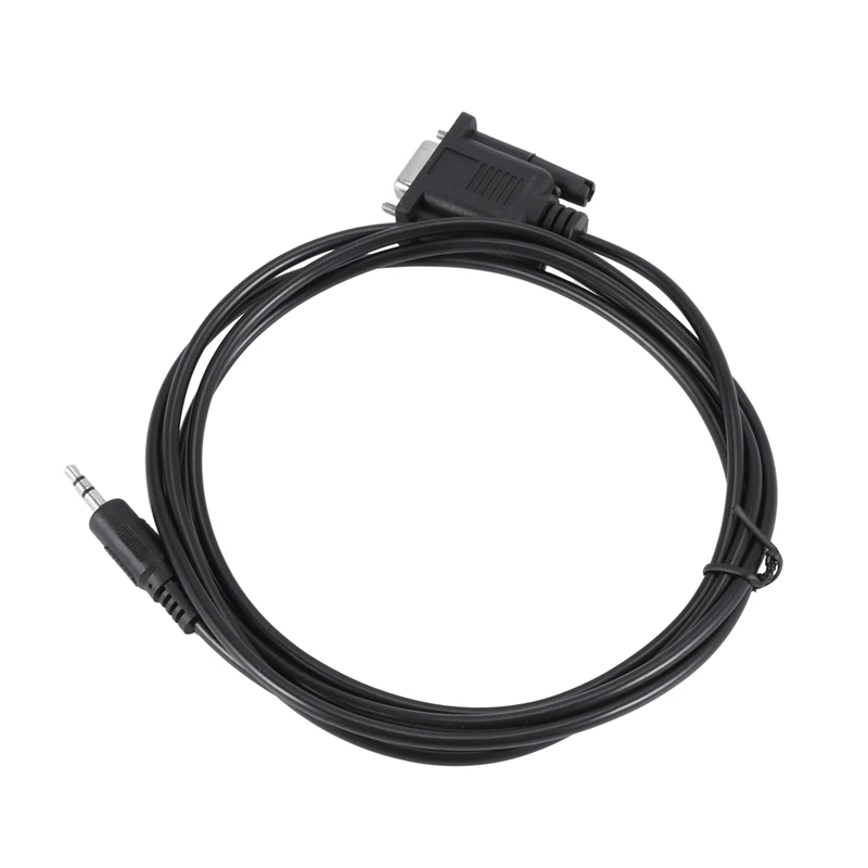 

6X DB9 9 Pin VGA Female Cable ,DB 9 Female To TRS 3.5Mm (1/8In) TRS Stereo Male Serial Data Cable-6 Feet
