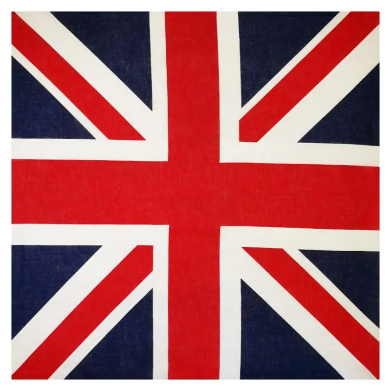 

Банданы Union Jack, новинка, Классическая мотоциклетная маска для лица, квадратный шарф, головной платок, ковбойские шарфы для мужчин и женщин