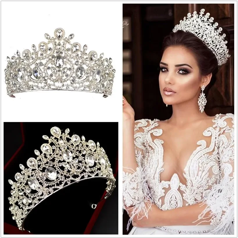 

New Luxury Bridal Crowns Tiaras Headband for Wedding Jewelery Birthday Party Headpieces Hair Decors Jewels Accessories Brides