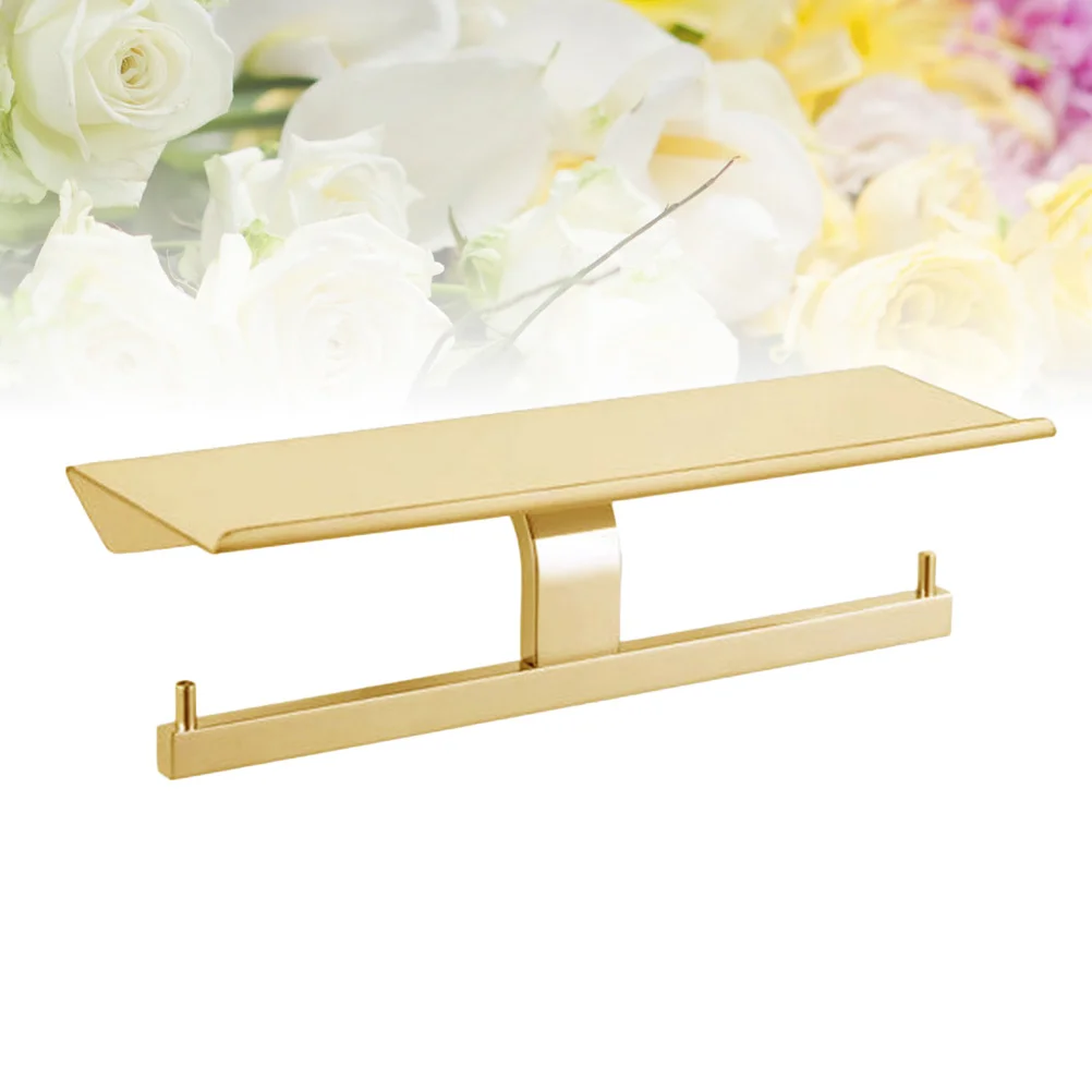 

1PC Stainless Steel Multifunctional Holder Roll Paper Rack for Dormitory Home