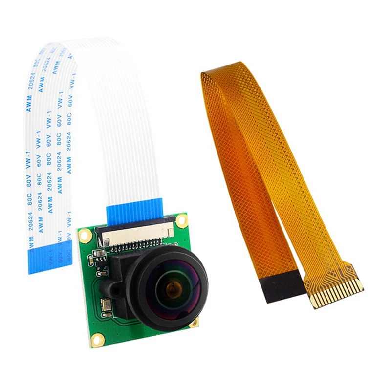 

For Raspberry Pi 4B/3B+/3B/3A+Camera 5MP 1080P Day Vision Wide Angle Fisheye 175 Degree For Raspberry Pi Zero/W/WH/2W