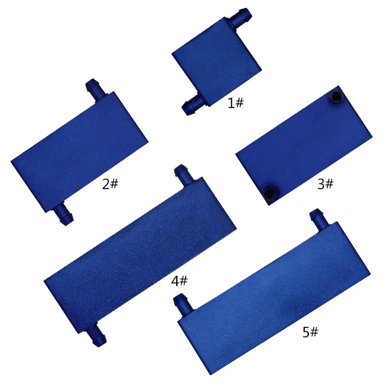 Aluminum Liquid Water Cooler Heat Sink Radiator System Water Cooling Block for PC Computer Endothermic for Head 80mm P9JB