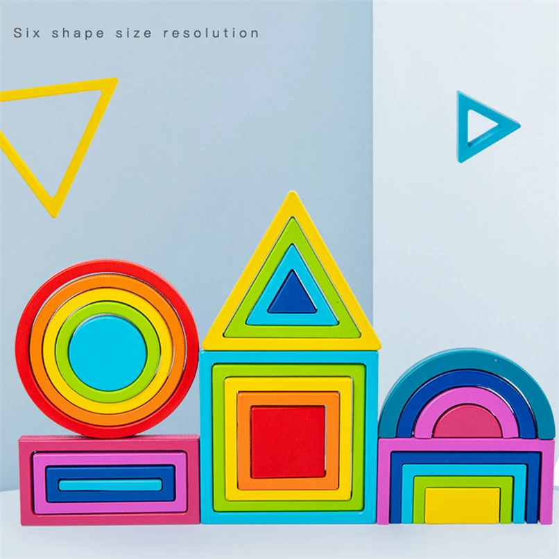 

Деревянные головоломки Монтессори для детей, игрушки Монтессори для детей, 3 года, деревянный пазл для малышей, развивающая игрушка D86Y