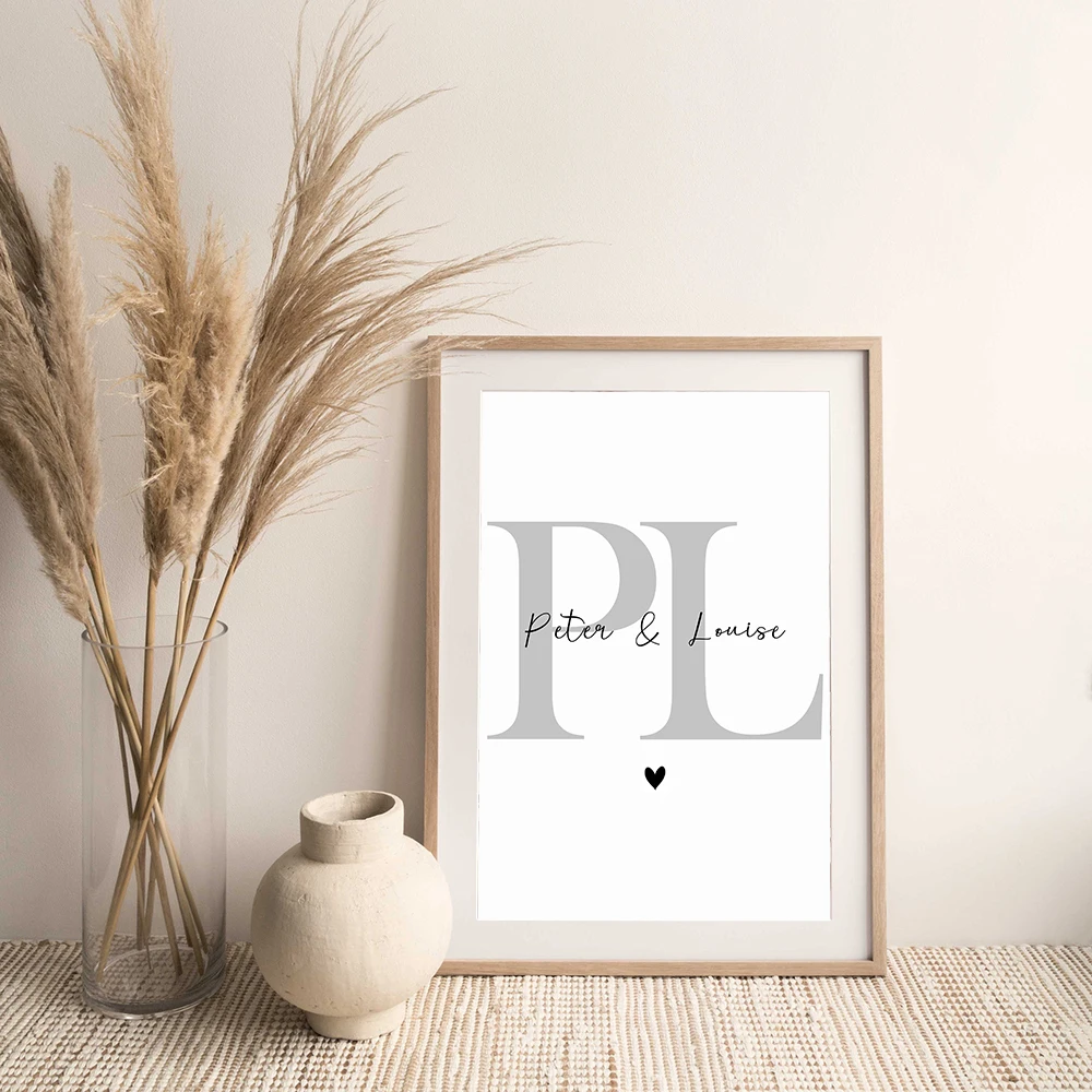 Индивидуальные плакаты и принты с парными именами