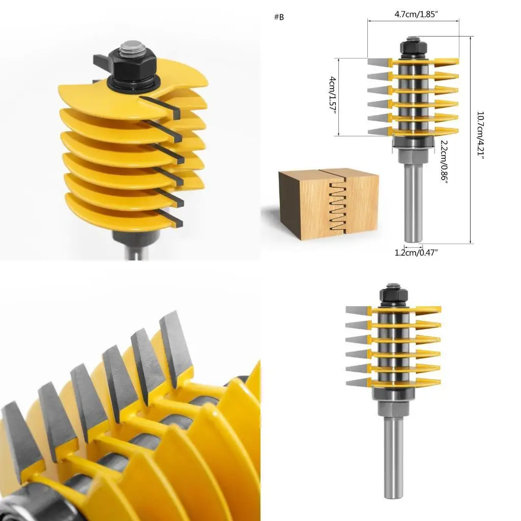 Регулируемая фреза с пальцевым шарниром, 8 мм, 12 мм, 12,7 мм, хвостовик, деревообрабатывающая шиповая фреза для профессионалов и начинающих владимир александрович дронов html и css 33 урока для начинающих