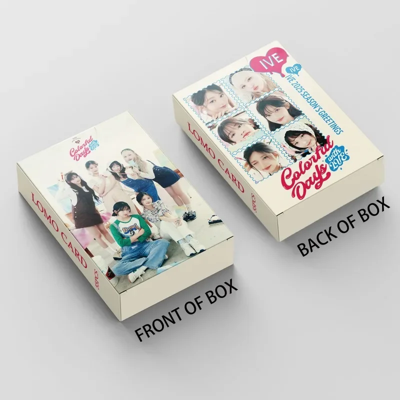 55 шт./компл. Kpop IVE ломо-карты 2025 СЕЗОНЫ ОТЛИЧКИ Wonyoung красочные дни