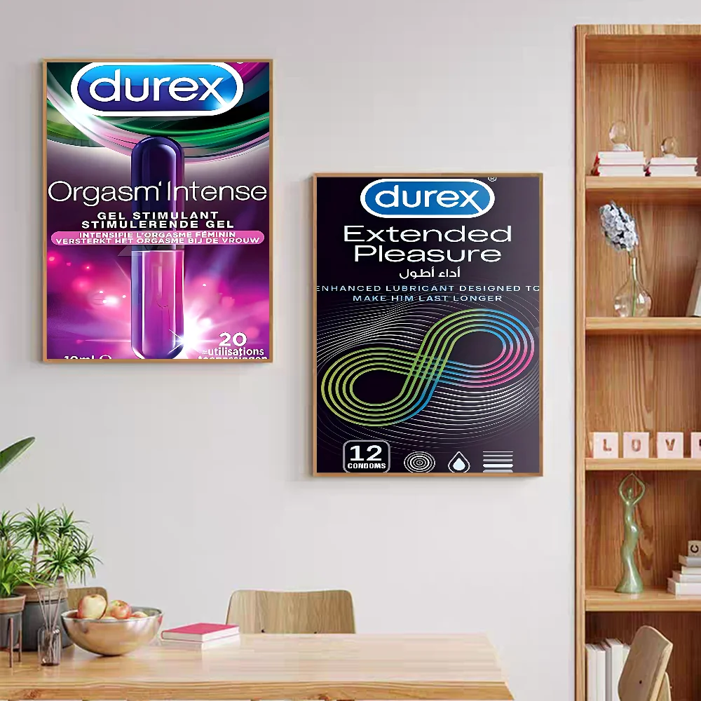 Sexy Condom Brand D-Durexes Good Quality Prints And Posters Whitepaper Artwork Wall Decor