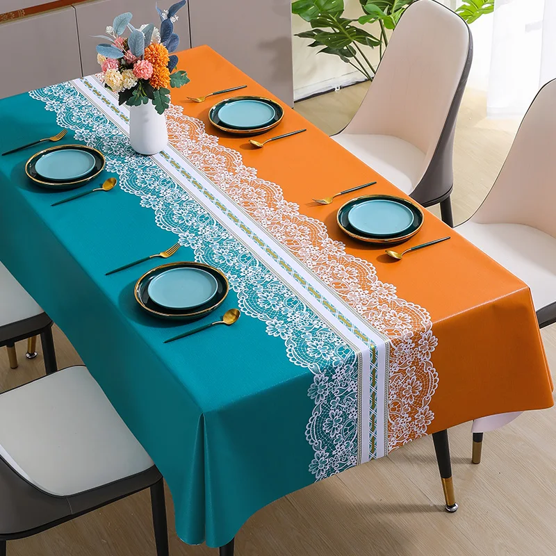 

Rectangular dining table, table mat, coffee table, light luxury, high-end feeling, new anti scalding tablecloth for household