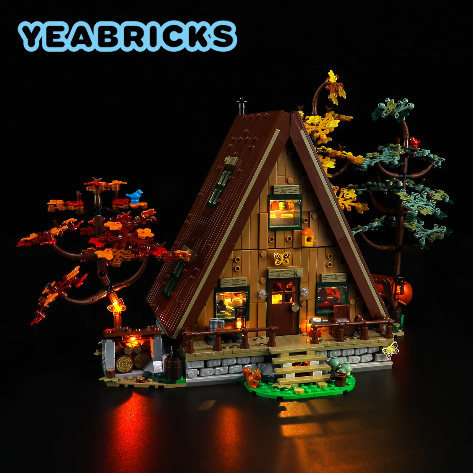 For 21338 A-frame Cabin Building Blocks Set (not Include The Model) Toys For Children