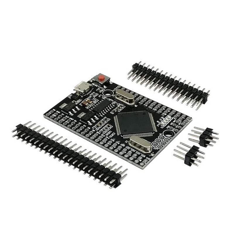 

HOT-Mega2560 Pro Встроенная модель CH340G Atmega2560-16AU с мужскими штыревыми разъемами, совместима с Arduino Mega 2560 DIY