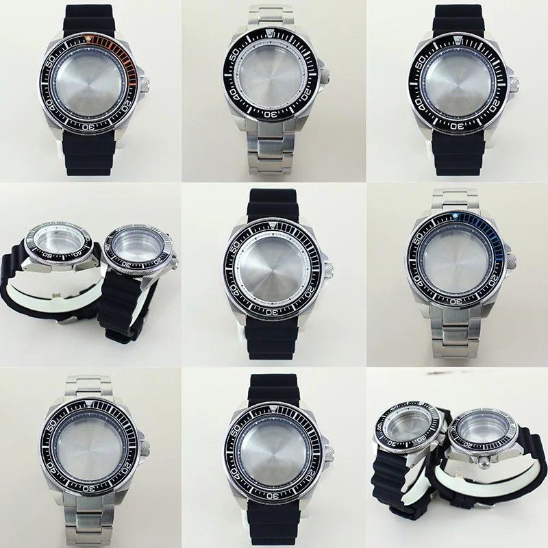 Корпус для часов Seiko Mod Samurai King, 43 мм, 20ATM, для дайвинга, подходит для механизмов NH34, NH35, NH36, NH38, NH70, NH72, из нержавеющей стали. (art.: 3920dc0bc04d5) - 3920dc0bc04d5