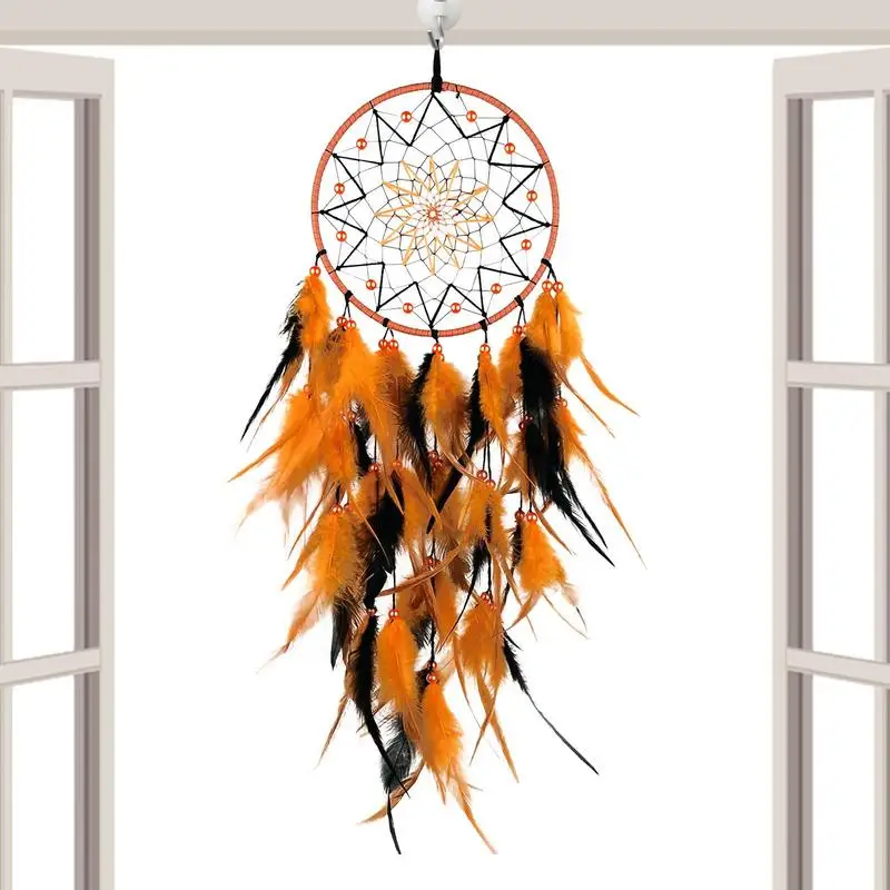 

Feather Dream Catcher Handmade Dream Catchers Party Wedding Wall Hangings Wind Chimes Dream Catcher Wall Art Ornament Crafts