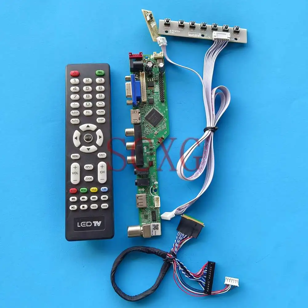 

Комплект совместим со стандартным планшетом управления 15,6 "VGA AV USB HDMI-совместимый 40-контактный аналоговый ТВ-Сигнал LVDS 1366 768