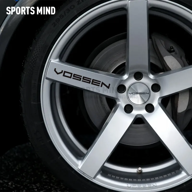 

5 x VOSSEN Car Decal Sticker Wheels Rims Racing Car Styling Accessories