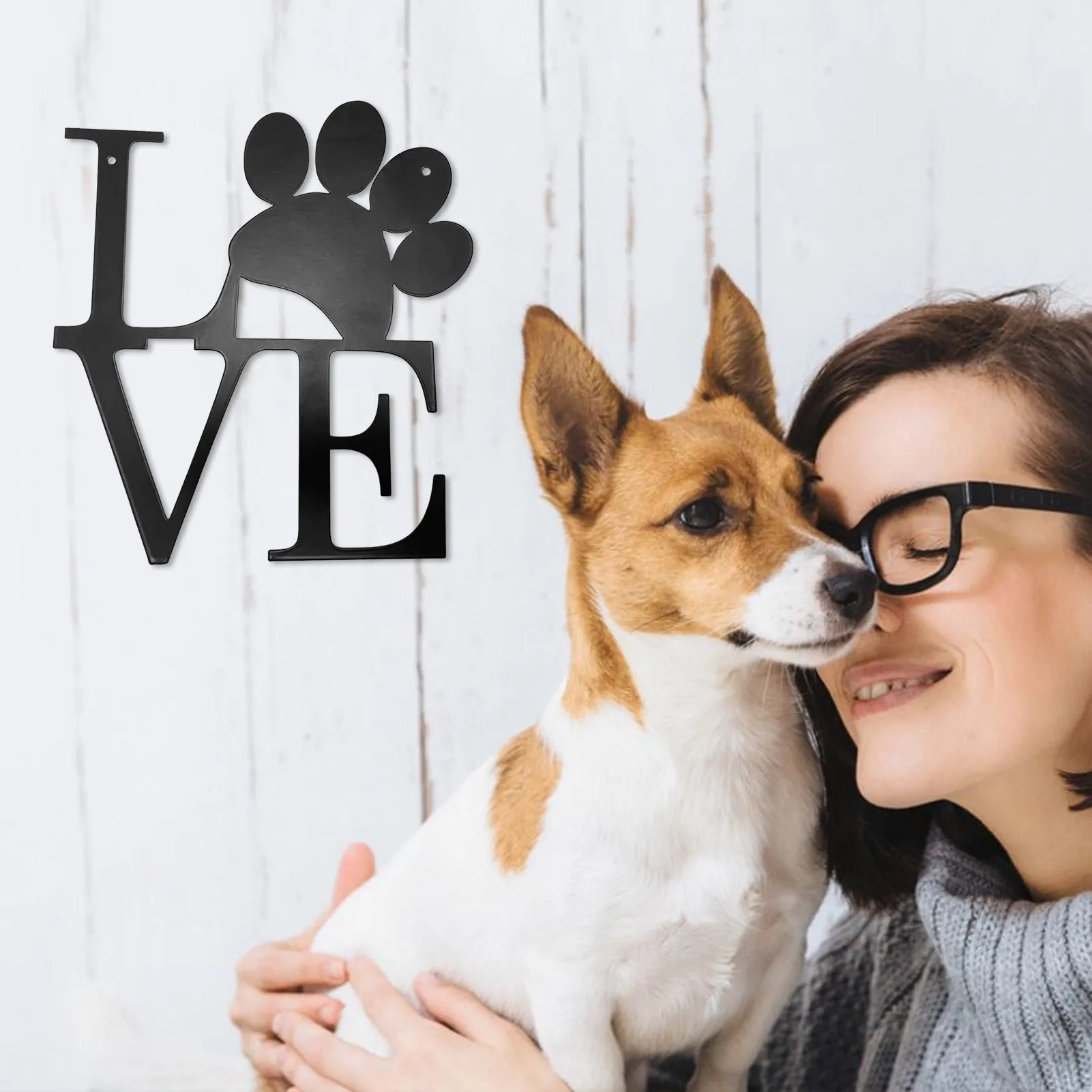 

Paw Love Wall Decor Craft Metal Paw Dog Room Decor Paw Print Animal Footprint Wall Art Decoration Unique Ornament For Club