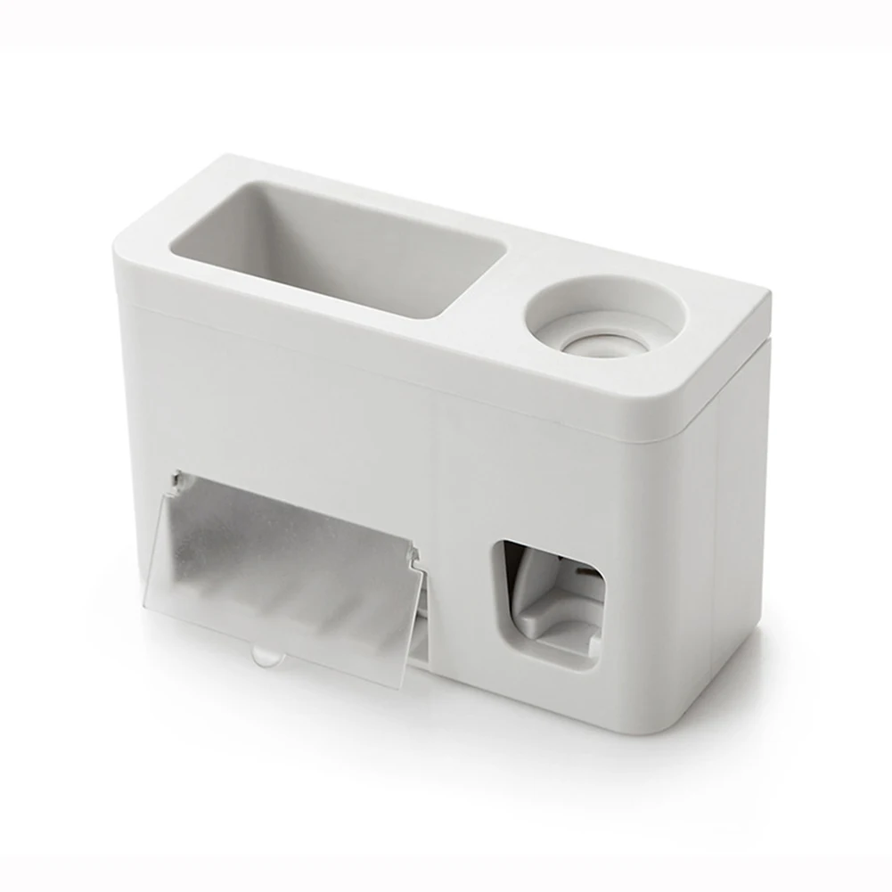 

Стеллаж для хранения, держатель для зубных щеток, выдавливатель, настенный набор аксессуаров для ванной комнаты, Диспенсер зубной пасты, ав...