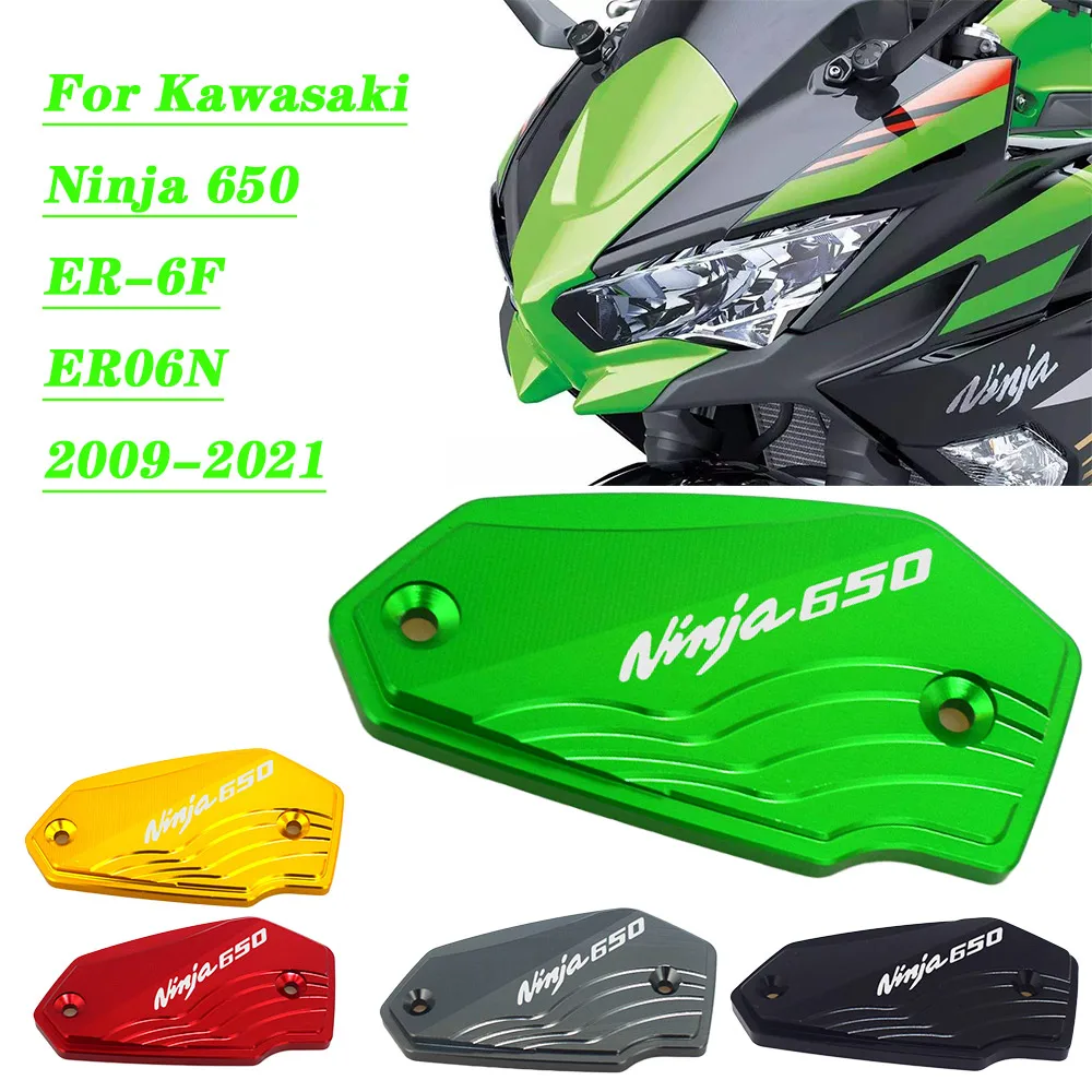 

Motorcycle Accessories Brake Fluid Reservoir Cap Oil Cylinder Cover for Kawasaki Ninja650 Ninja 650 ER6N ER6F 2009-2021 2019