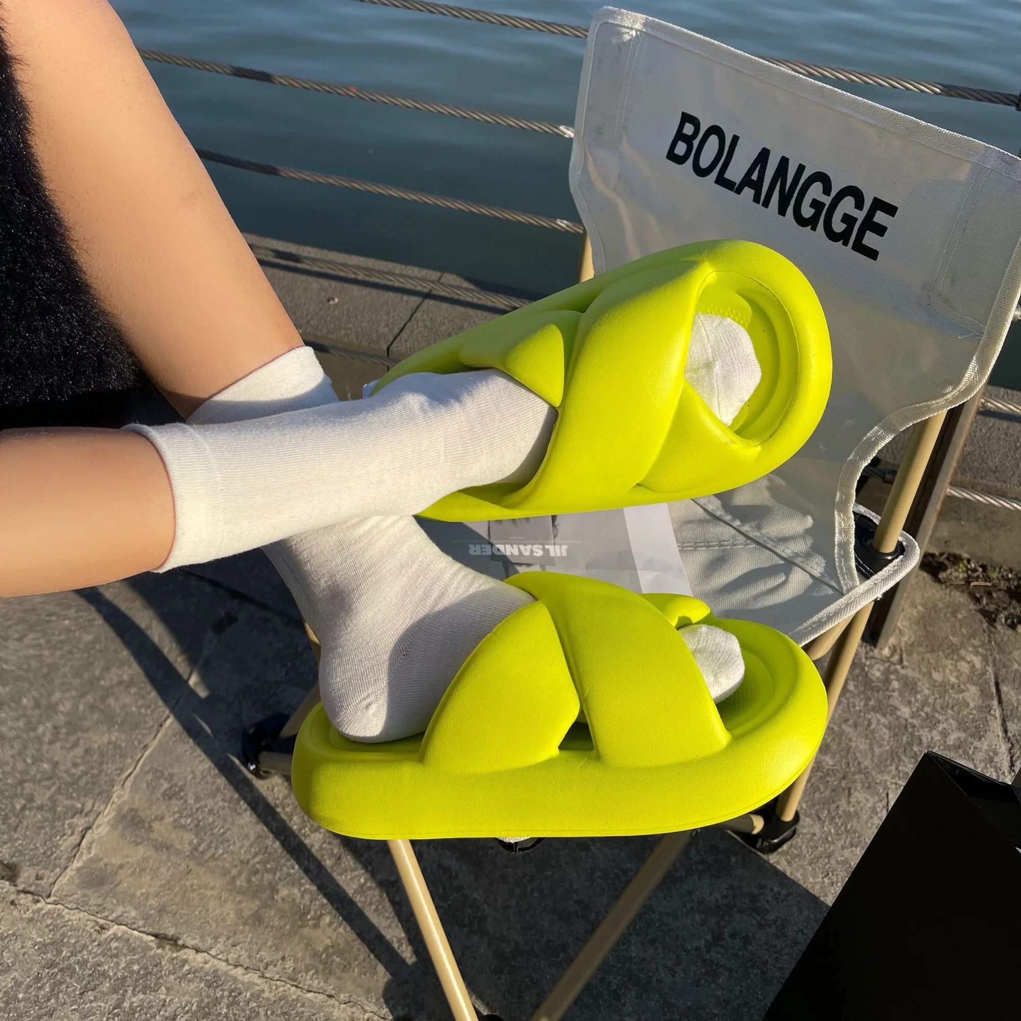 Women Platform Slippers Indoor Shoes Female Home Beach Flip Flops Soft EVA Thick Sole Ladies Fashion Slides Girls Cross Slipper