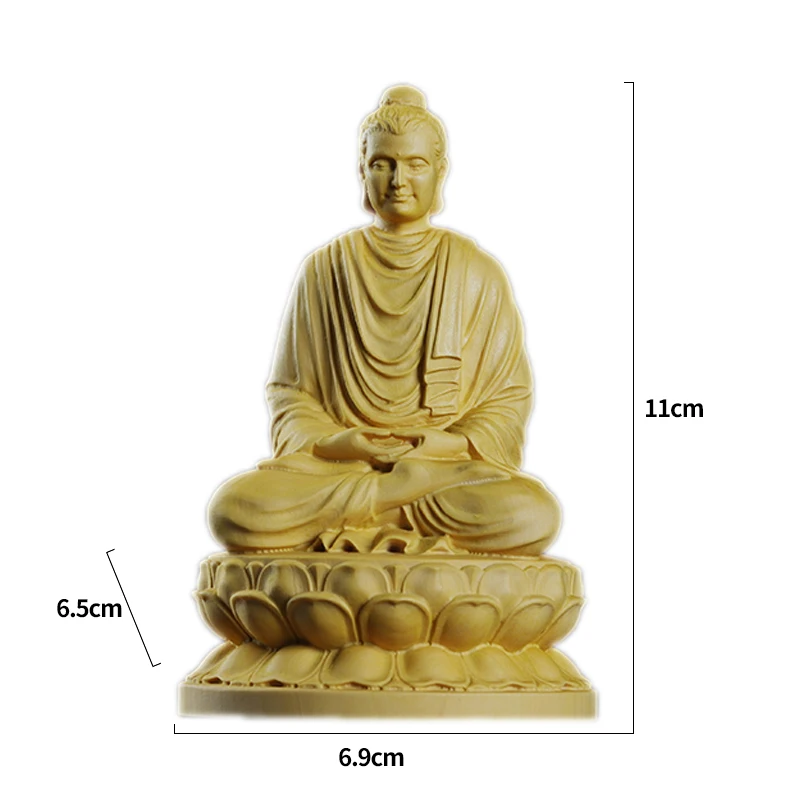 Статуя из натурального дерева самшита коллекция фигурок для домашнего декора