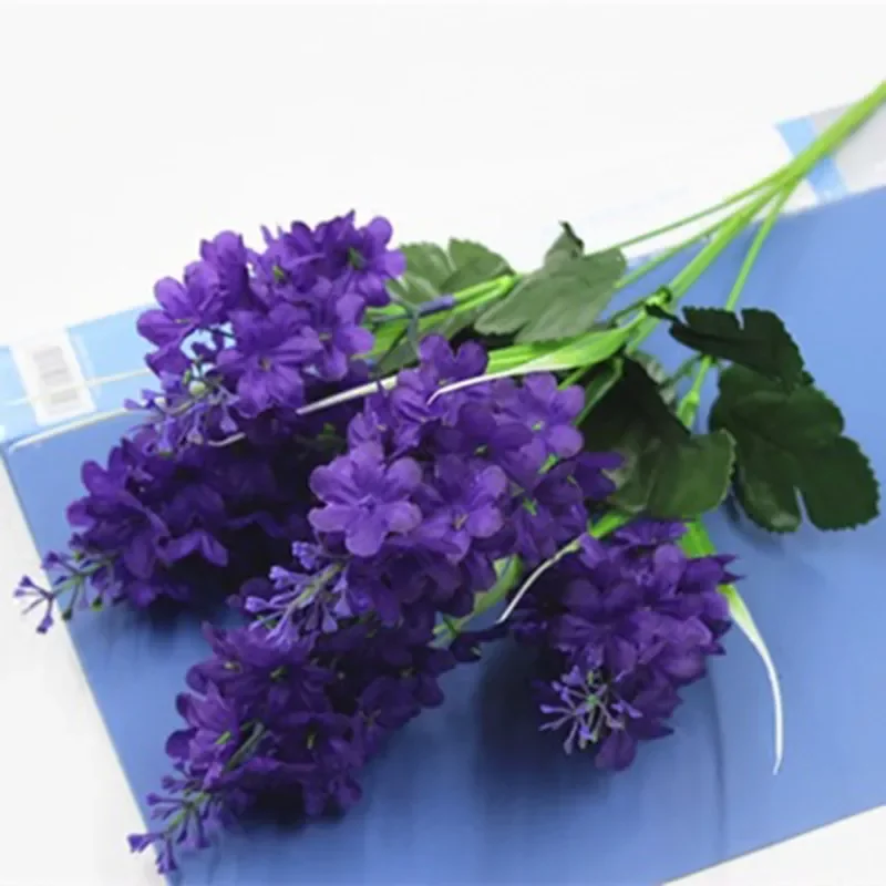 

35-40cm Decor Bridal Floral Home Decoration Ornamental Flores Hyacinth Violet Flower Artificial Flowers Marriage Birthday Party