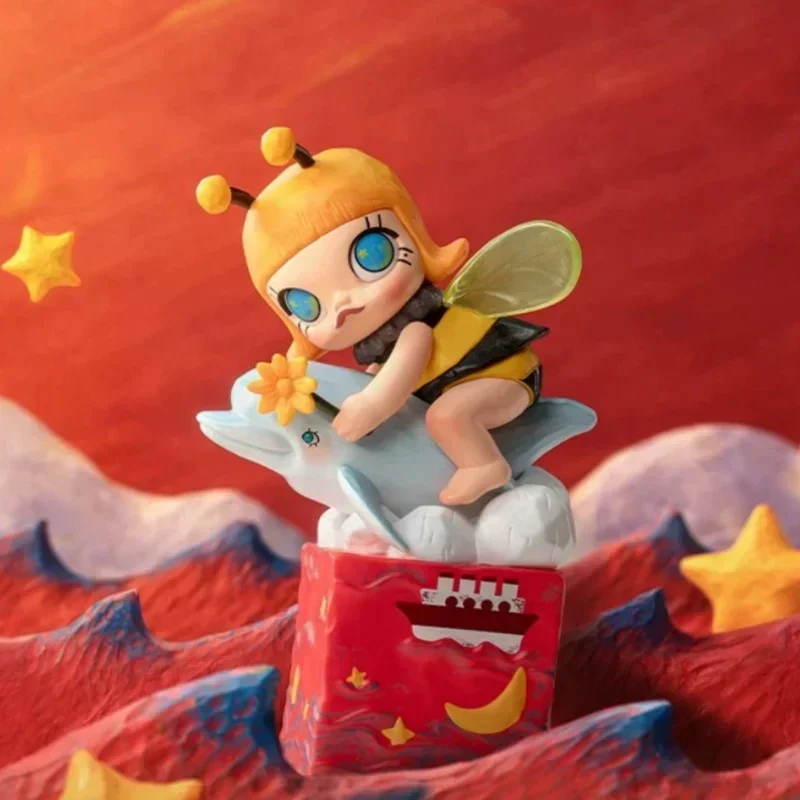 Фото POP MART MOLLY Scenery Along The Way 20th Anniversary Series Mystery Box Genuine Blind Box Guess Toys Bag Ornament Figurine Home №2