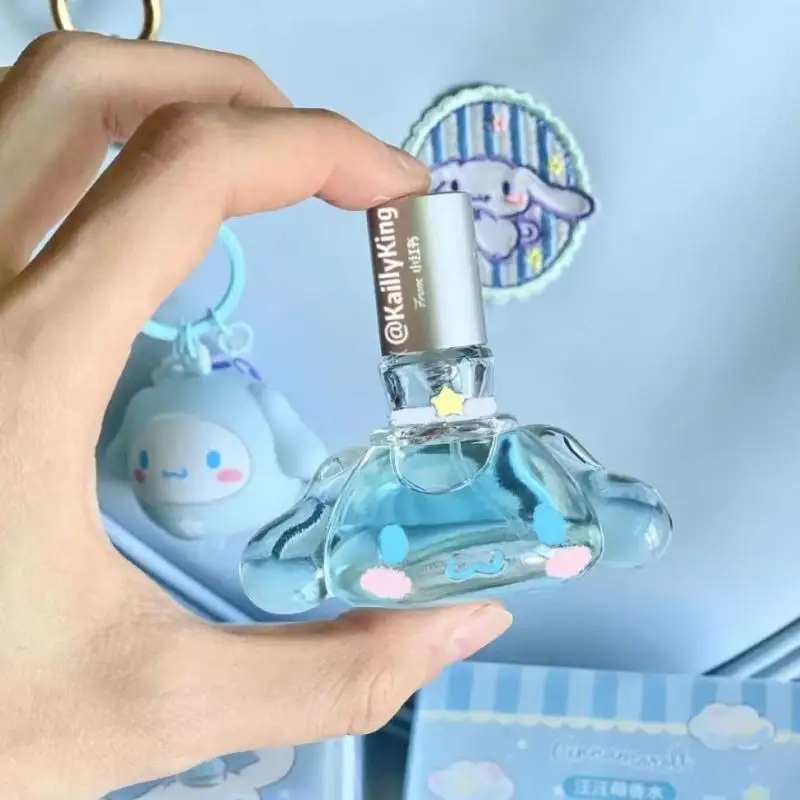 

Sanrioed Anime Cartoon Cinnamoroll Kuromi Perfume Ins Girl Heart Kawaii 10Ml Long-Lasting Portable Deodorant Spray Festival Gift