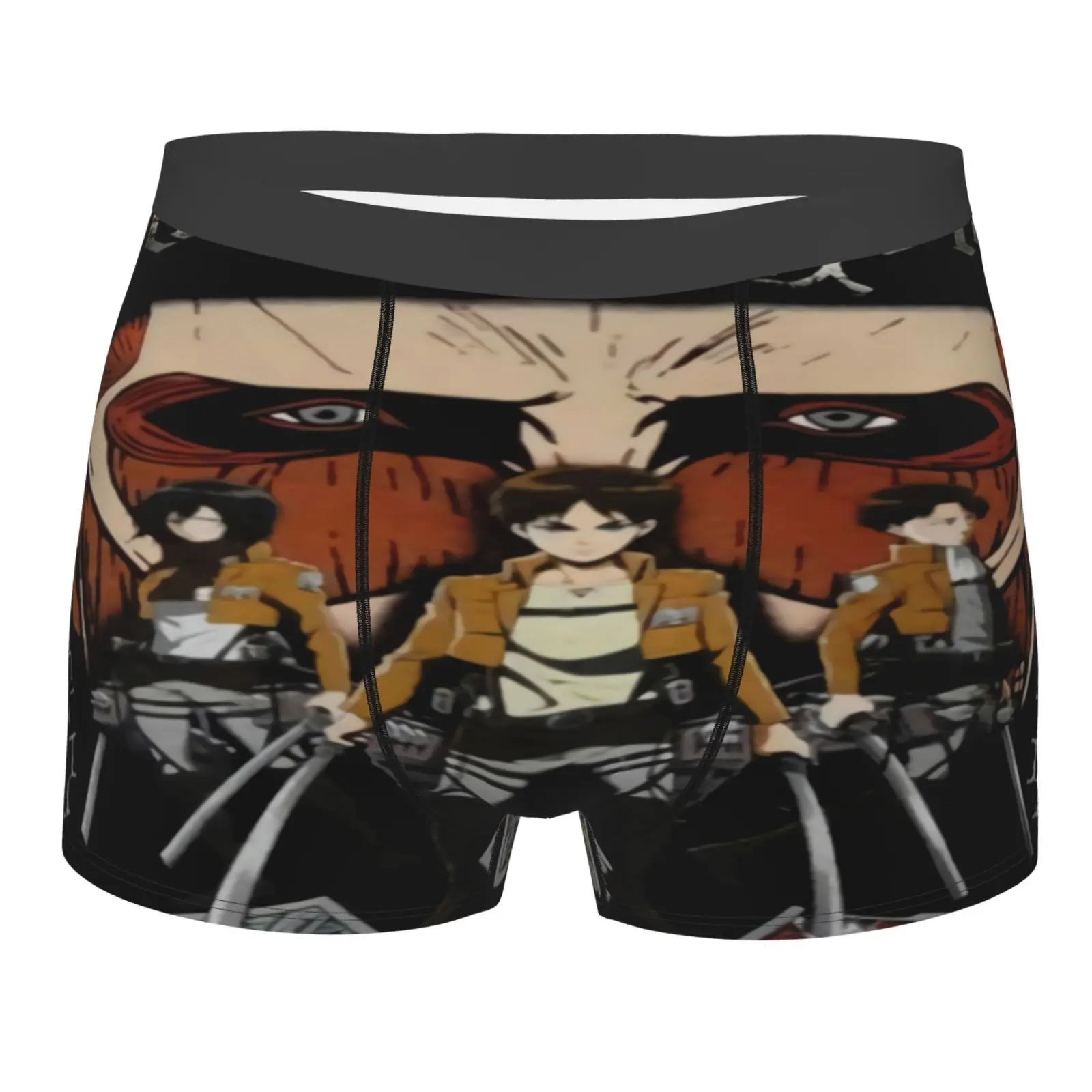 

Боксеры с защитой от солнца «атака на Титанов», брифы, сексуальные брифы, брифы с длинными штанинами, мужские шорты, Сексуальная мужская оде...