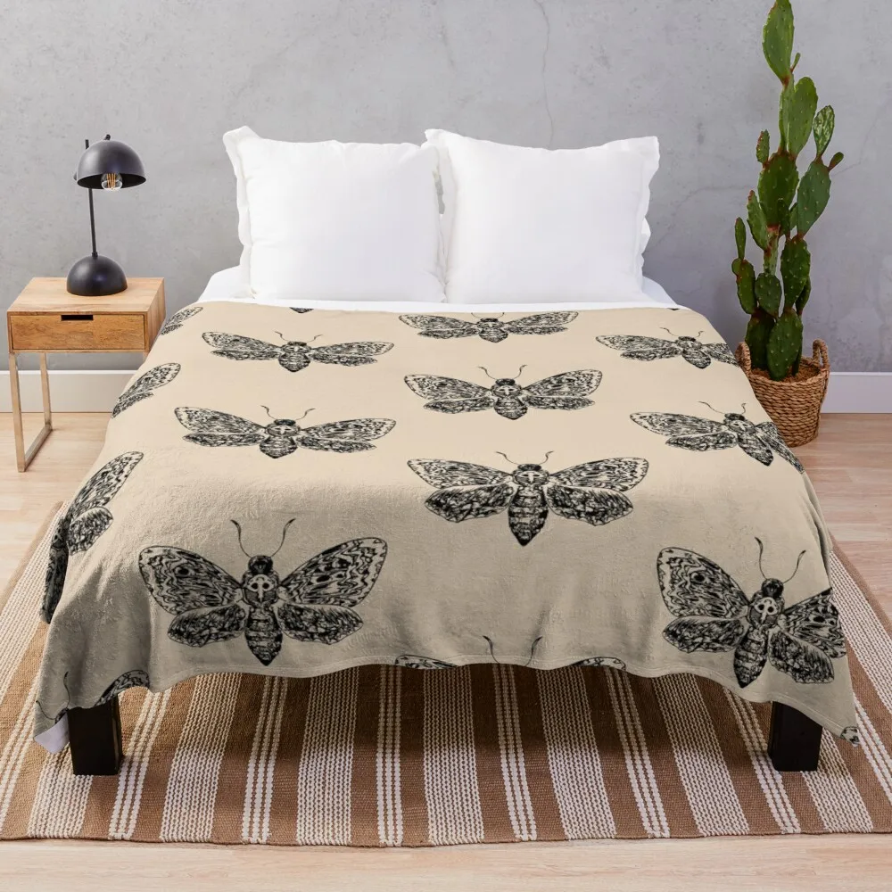 

Плюшевое одеяло Death Moth, одеяло в виде бабочки, животного, шерпа, Флисовое одеяло, готический скелет, пушистый диван в стиле бохо, диван для мал...