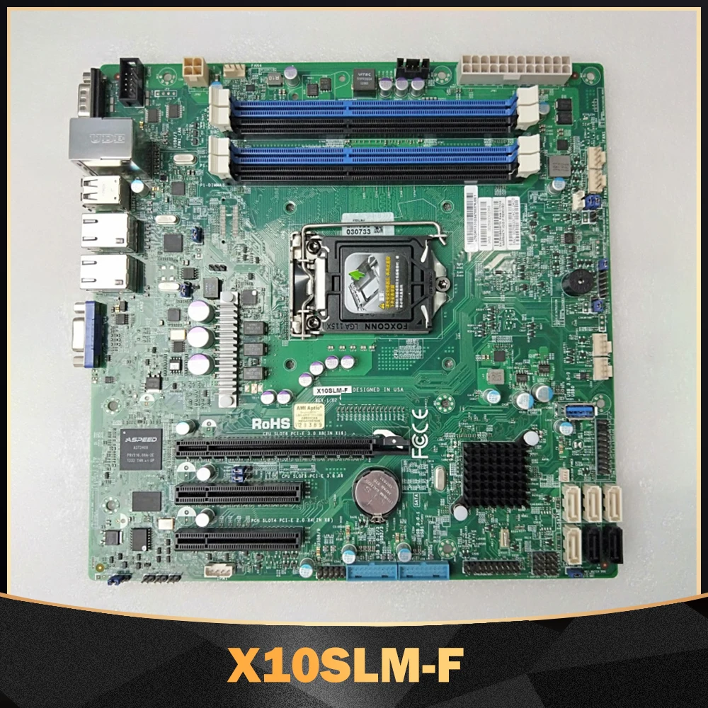 

Motherboard E3-1200 v3/v4 4th Gen. Core i3 LGA1150 DDR3 4 USB 3.0 (1 Type-A 2+1 via Header) For Supermicro X10SLM-F