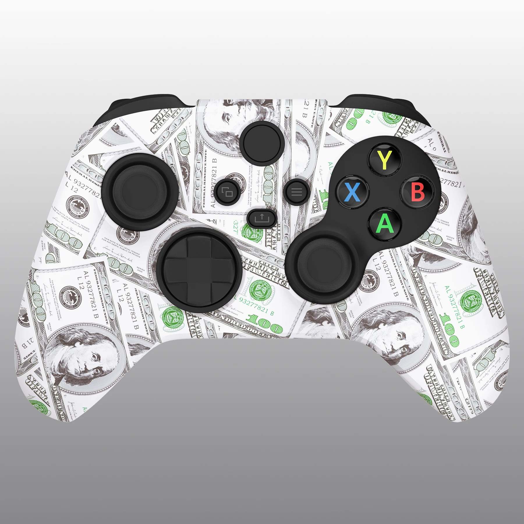 Резиновый чехол PlayVital с рисунком силиконовый 6 колпачками для кнопок