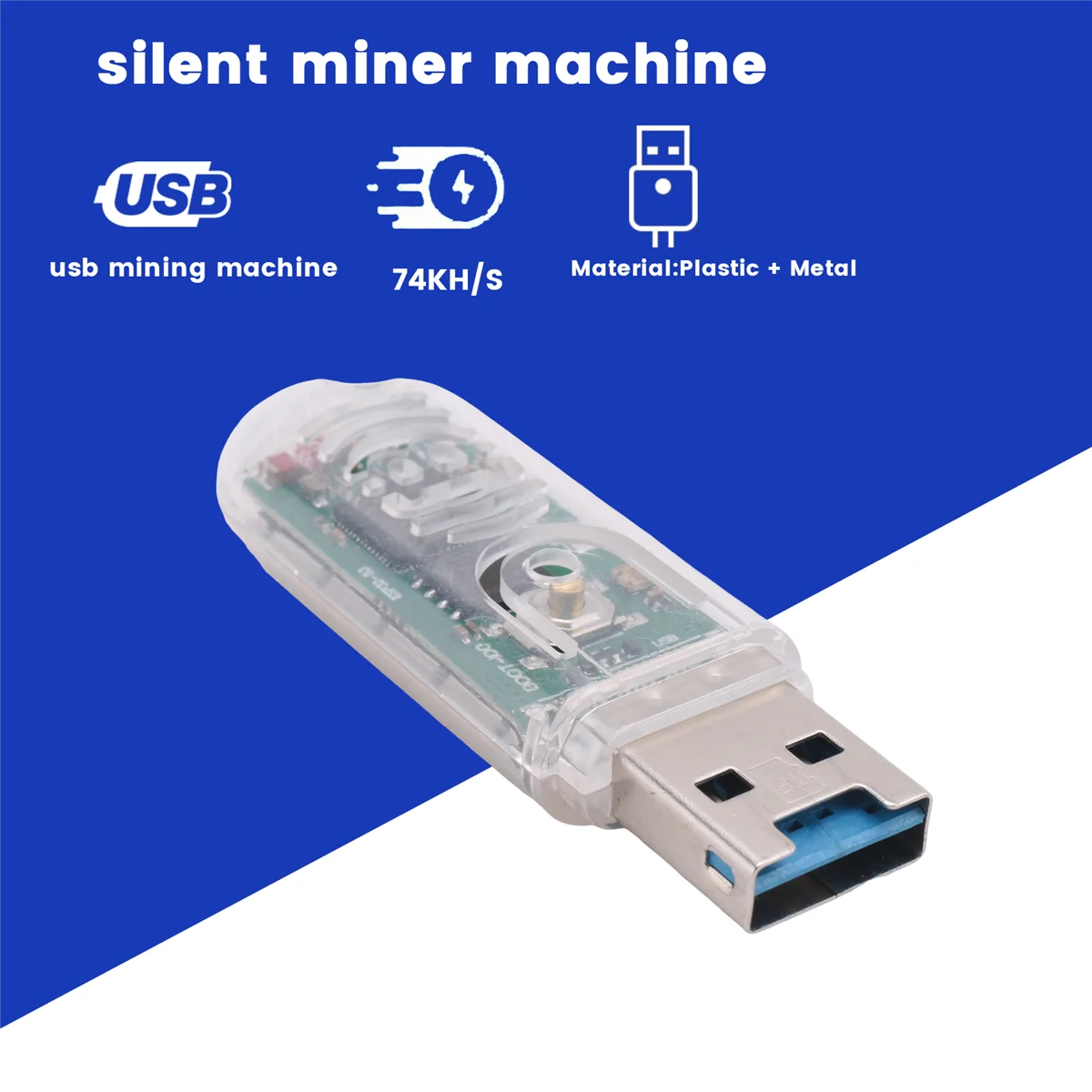 Lucky Miner V3 Silent Machine Usb Mining 74KH/S LV03 Мини-домашний майнер Asic |