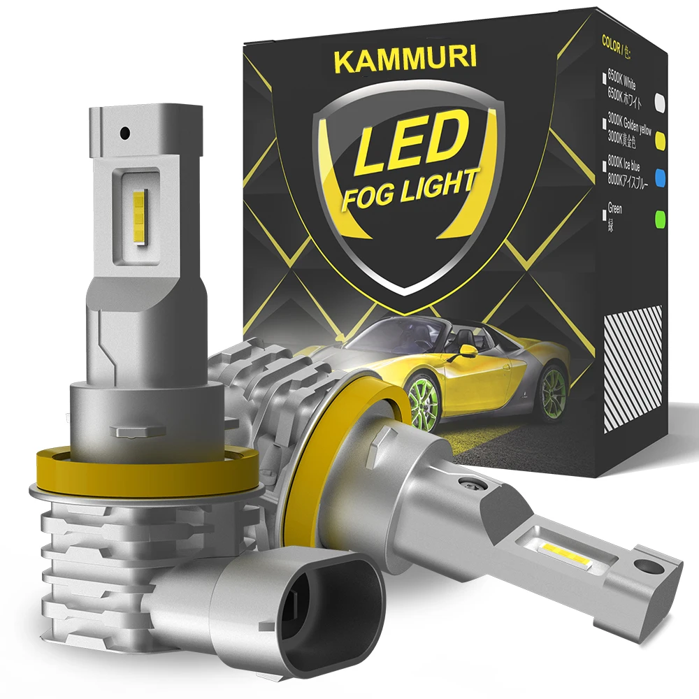 

2x H11 H10 HB3 9005 HB4 9006 LED Bulb Fog Lights Canbus CSP LED H8 H9 H16JP Car DRL Lamp For VW Passat B5 B6 B7 Golf 4 5 6