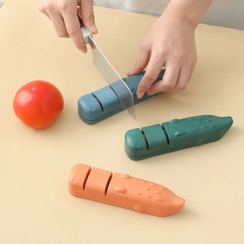 

New Professional Knife Sharpener Household Multifunctional Fast Sharpening Scissors Fruit Knife Stainless Steel Sharpening Stone
