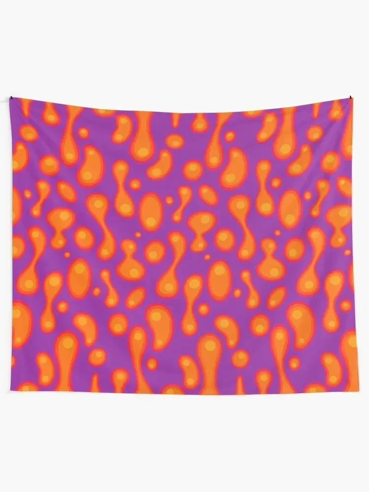 Фиолетовая лава гобелен настенный декор ковер для комнаты подвесной