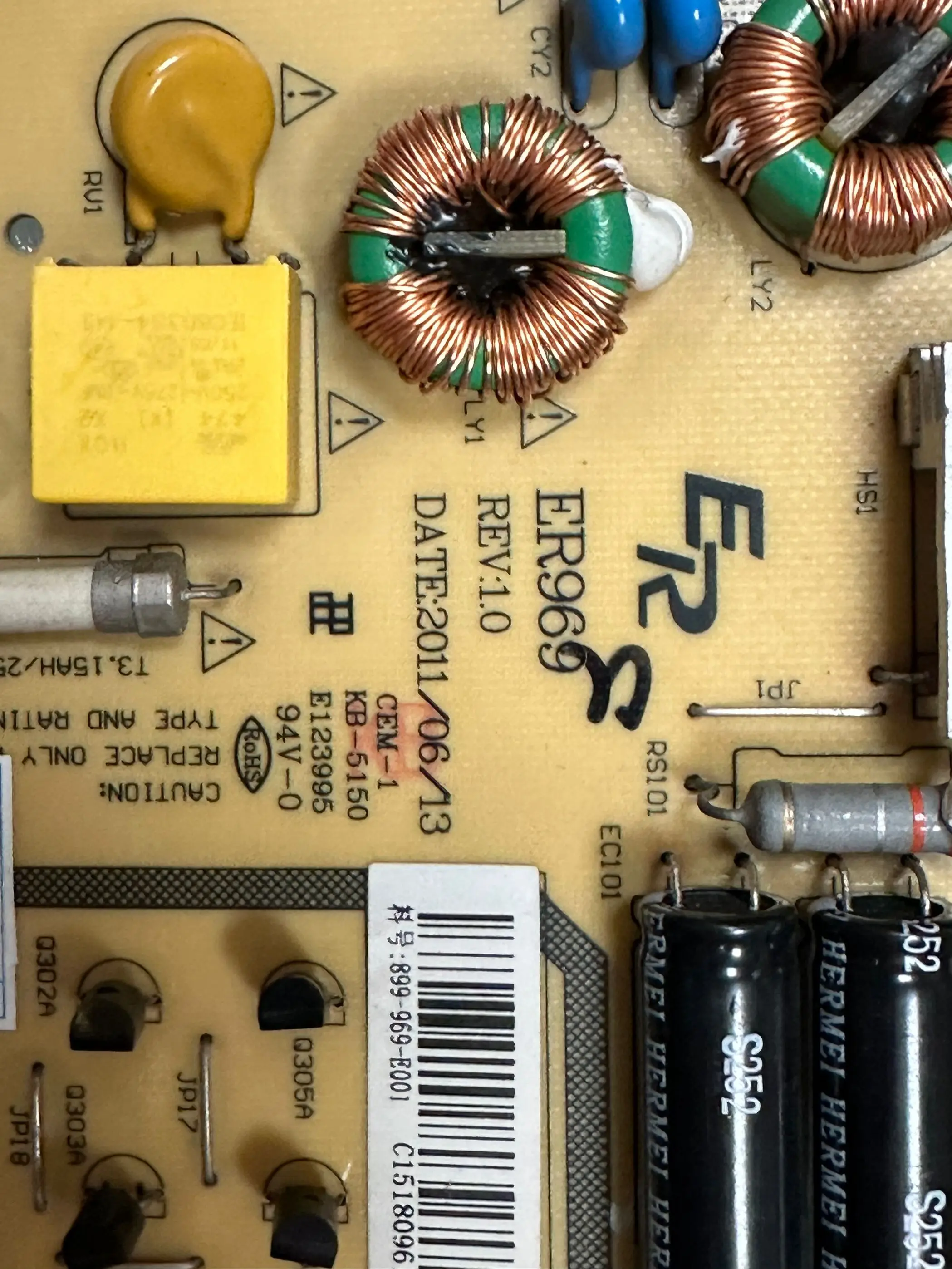 HD32SL88M плата питания ER969 REV1.0 CIM-1 E123995