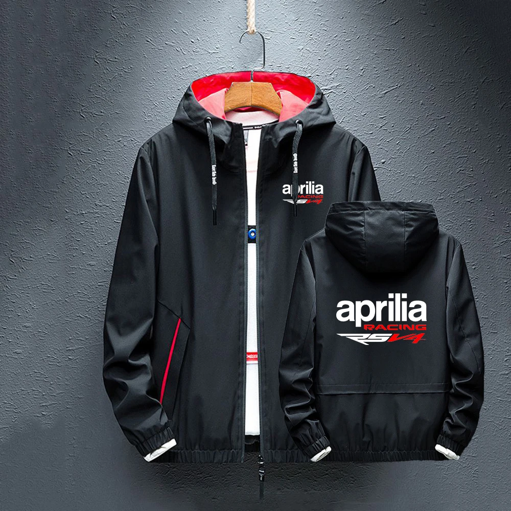 

Spring And Autumn Aprilia Racing RSV4 New 2022 Classic Fashion Jacket Hoodies Splice Windbreaker Rainproof Coat Man Casual Top