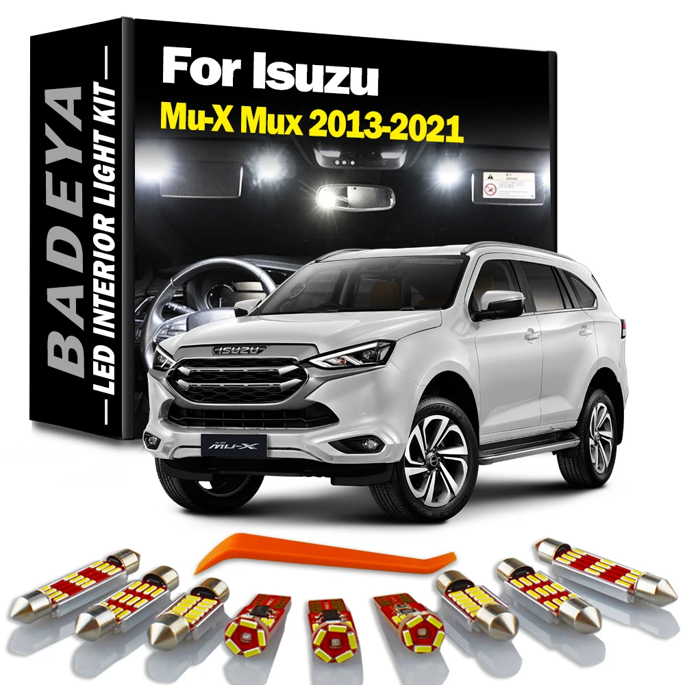 BADEYA 9 шт. Φ интерьерная лампа для чтения комплект Isuzu Mu-X Mux 2013 2014 2015 2016 2017 2018 2019 2020