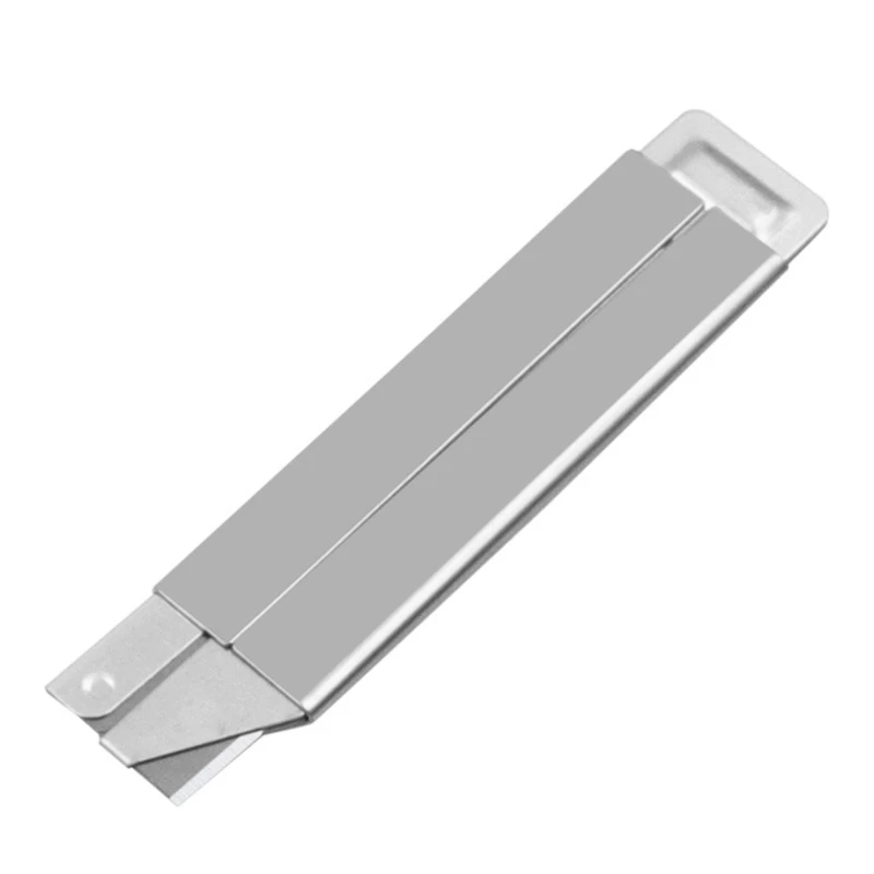 

Stainless Steel Utility Knife Retractable Paper Box Cutter Sharp Blade Heavy Duty Household Tool