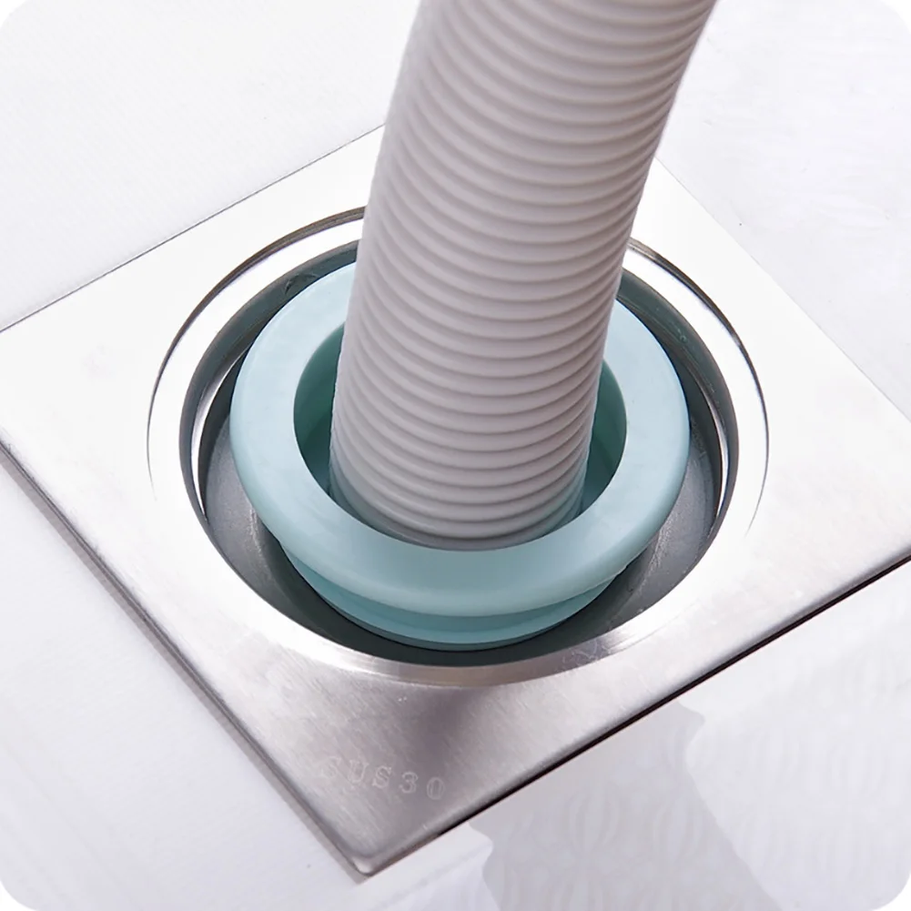 

New Bathroom Kitchen Floor Drain Pipe Sewer Anti Odor Seal Ring Washer Sealing Plug Shower Drain Sewer Pipe Accessories