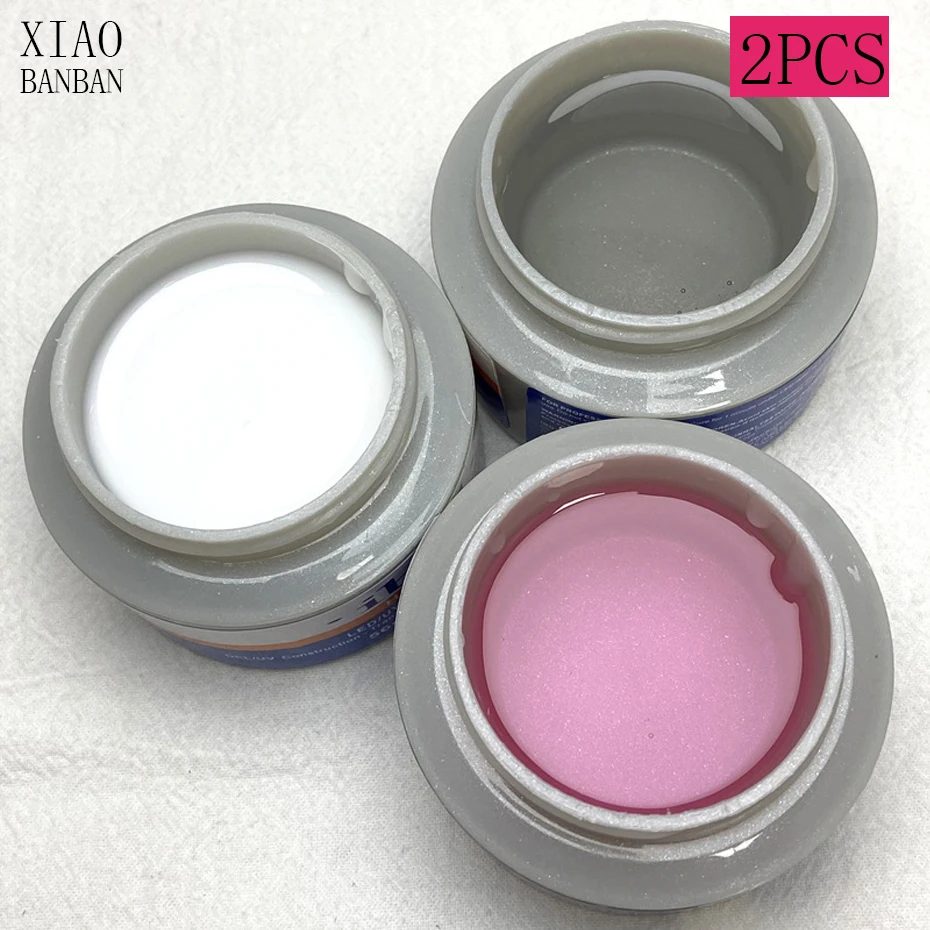 2 шт. Прозрачный Гель-лак для ногтей IBBD светодиодный унции |